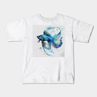 Painted Bettafish Kids T-Shirt